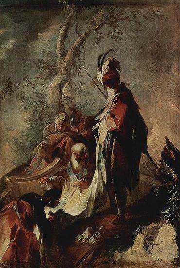 Franz Anton Maulbertsch Der Apostel Philippus tauft einen Eunuchen oil painting image